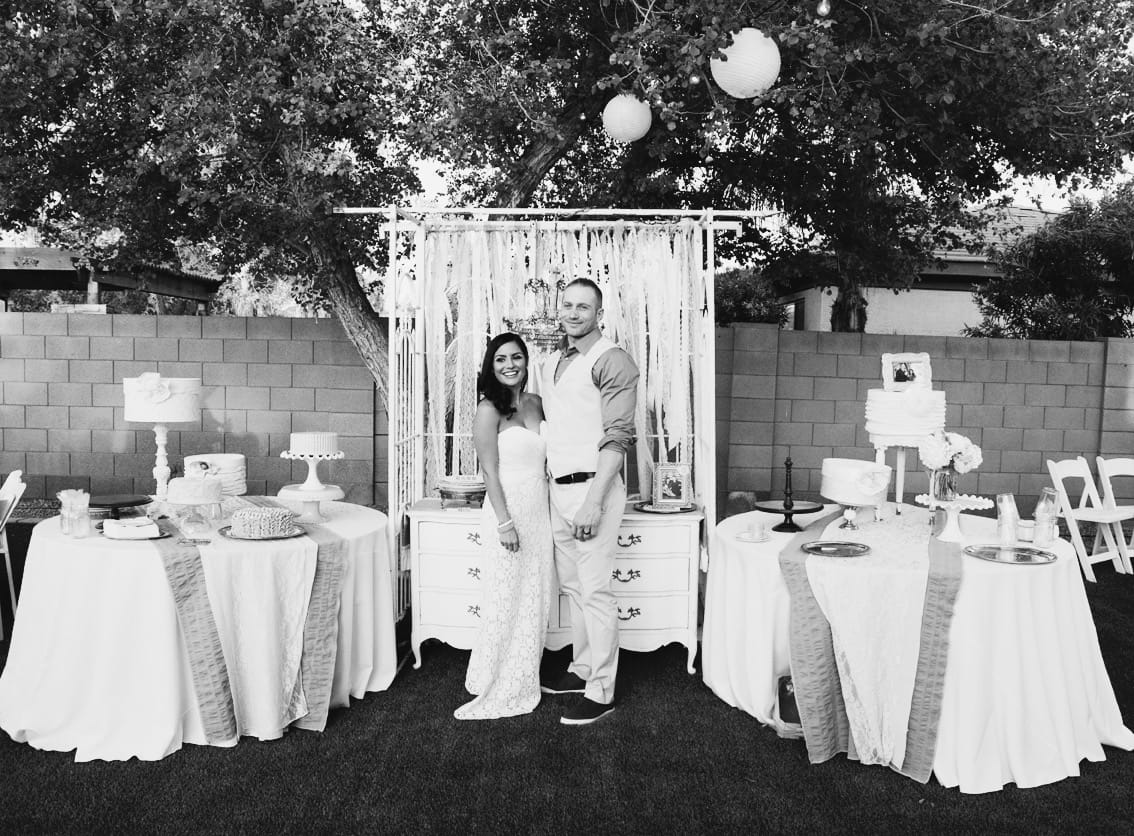The $10,000 Wedding (Is Not) A Myth: Landon & Vanessa’s Backyard Soirée