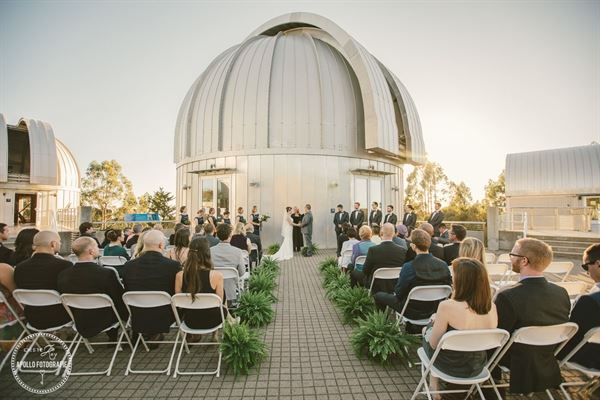 east bay wedding venues chabot science center