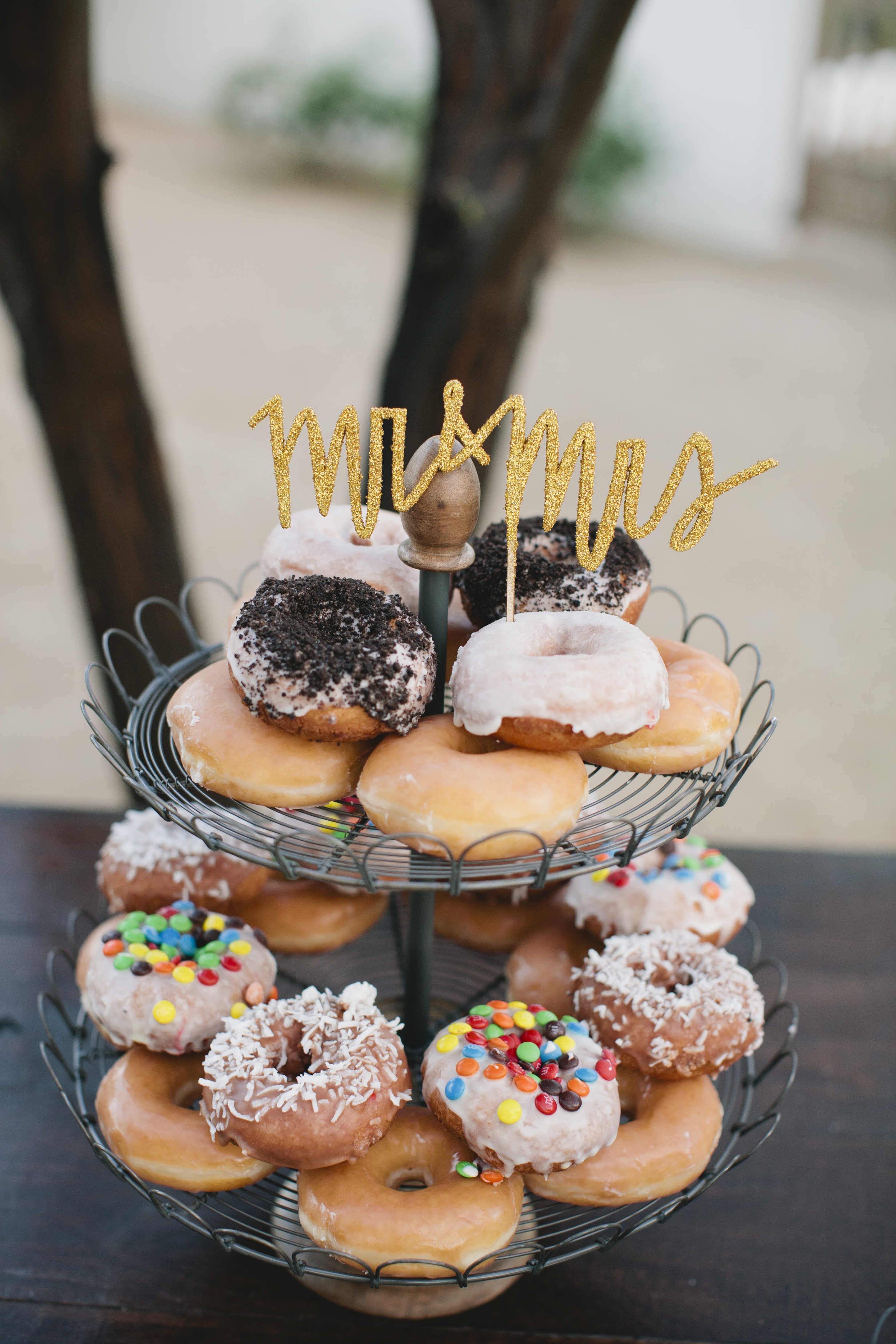 wedding donut tower