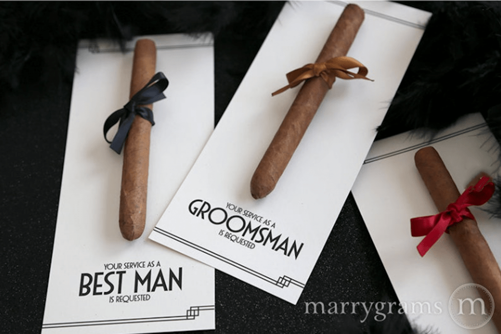 proposal card groomsmen proposal idea