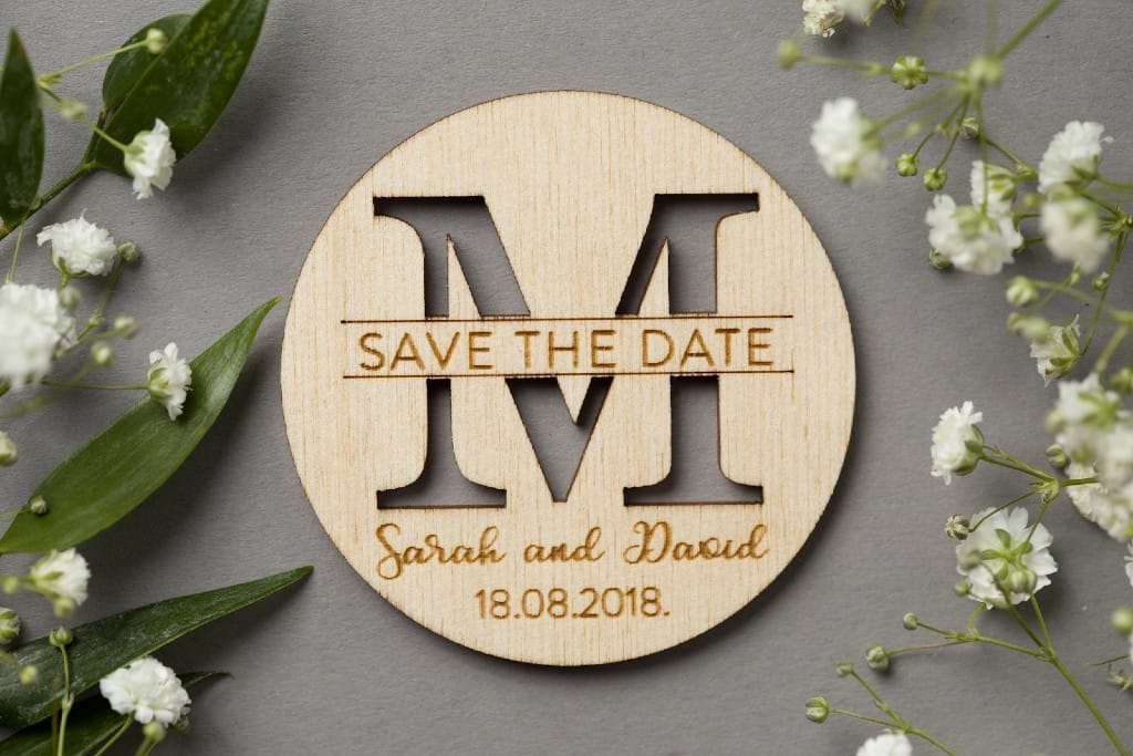 Cheap Save the Date White Ink Save the Date Floral Unique Save the Date Green Park Floral Save the Date Card Save the Date Magnet