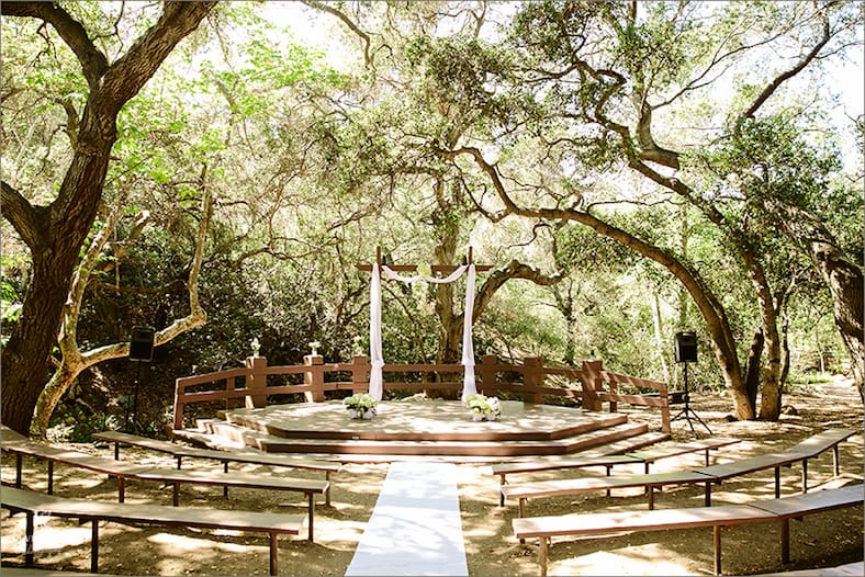 oak canyon nature center wedding