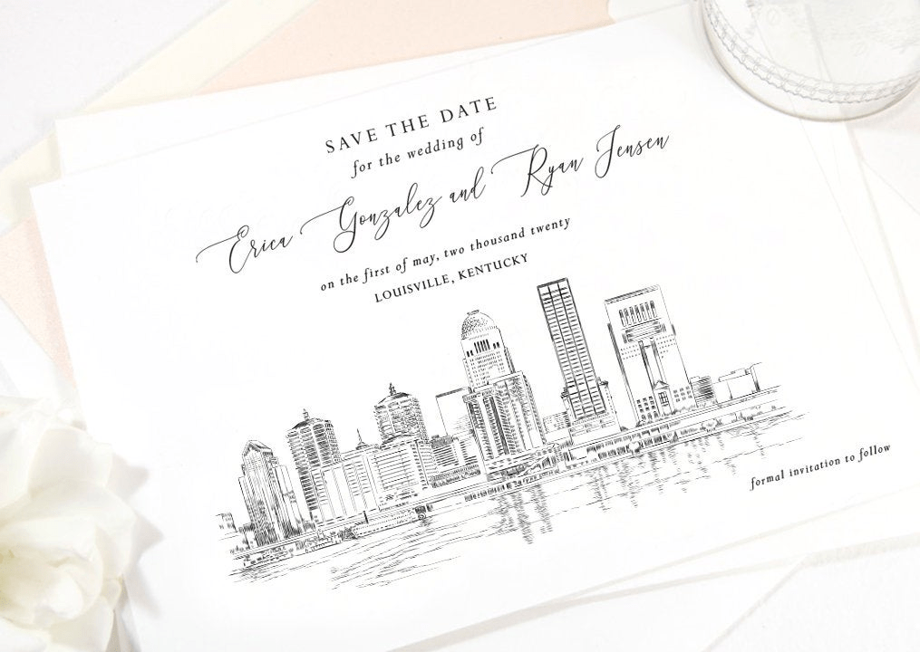Illustrated Save the date from photo Save the date cards Custom SAVE THE DATE Personalized wedding invitation Couple line art drawing