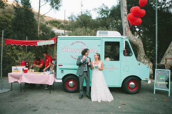 food truck wedding reception